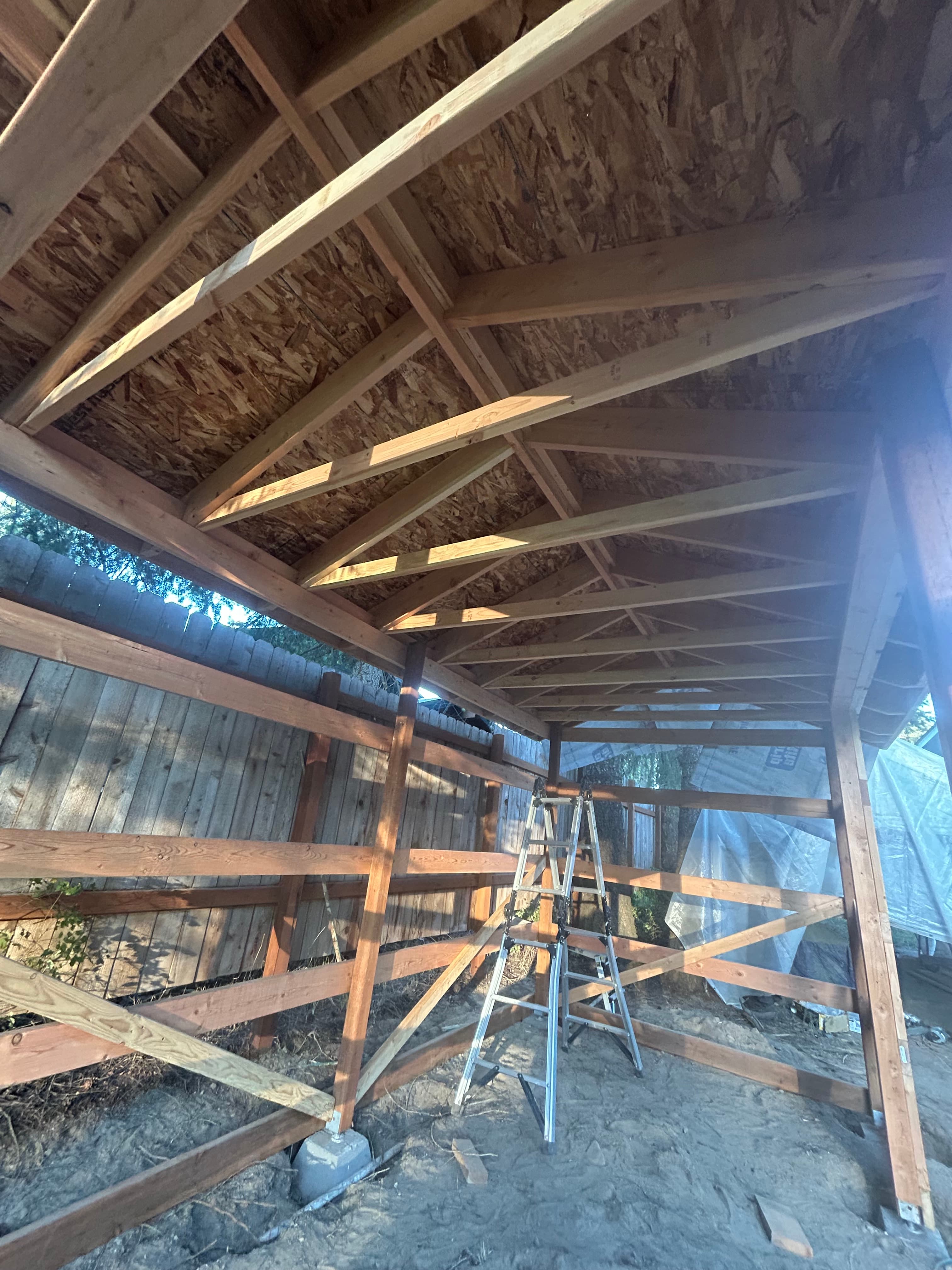 Pole Building Roof Framing